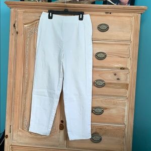 Talbots white pants
